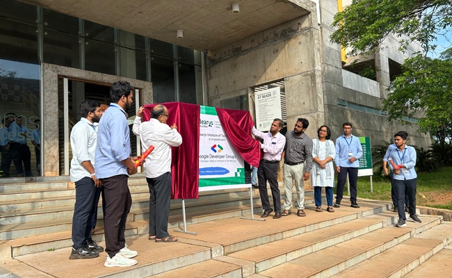 Google Developer Group inauguration at Bearys Institute of Technology in Mangalore