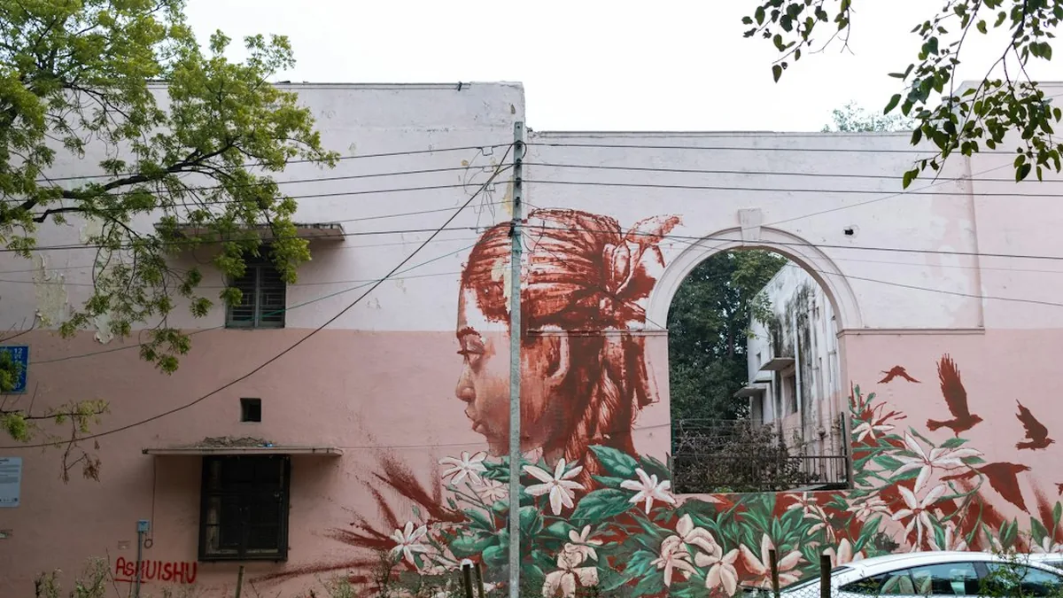 Angel Rose uses pink rice to archive Indian and Surinamese identity in Delhi