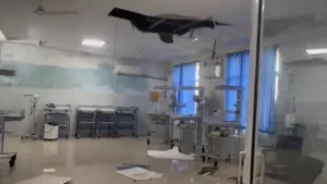 Ceiling collapse at Bhupalpally government hospital’s newborn unit raises safety concerns