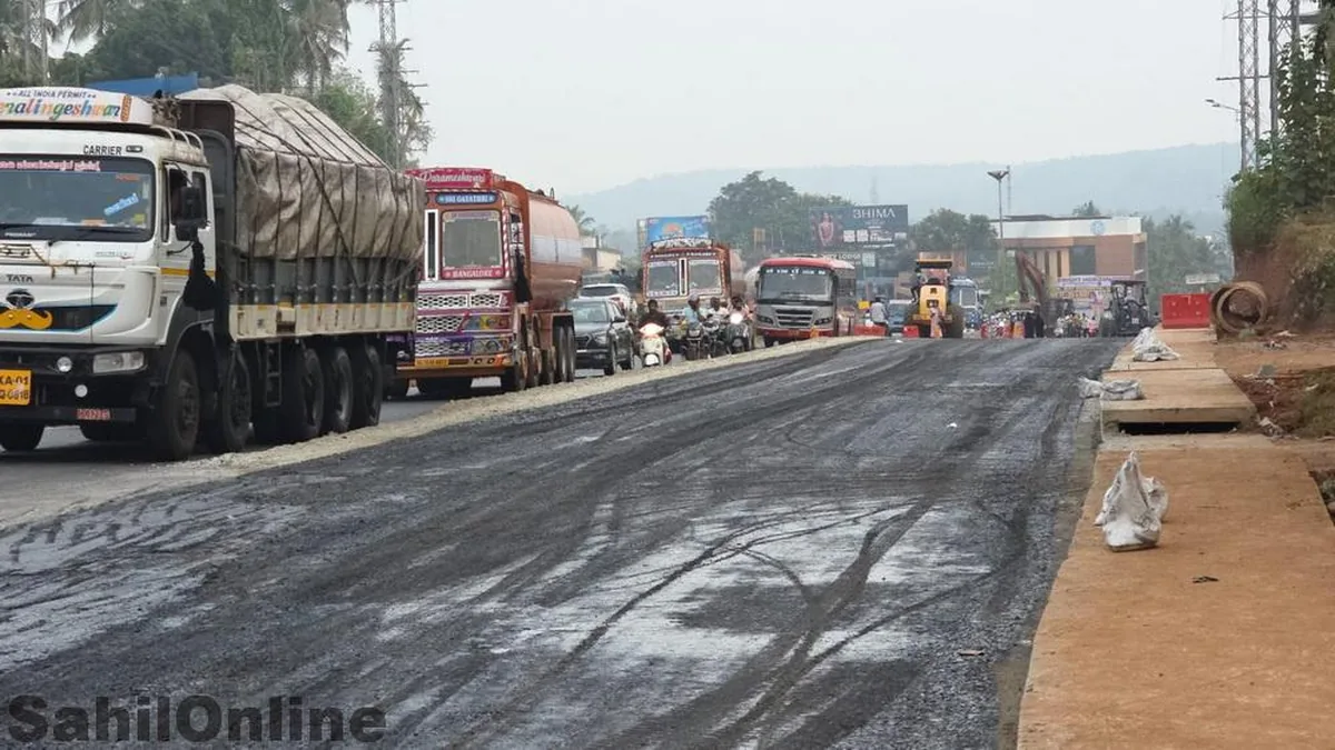 Four‑lane upgrade of Bhatkal NH sees new stretch open, deadline set for October