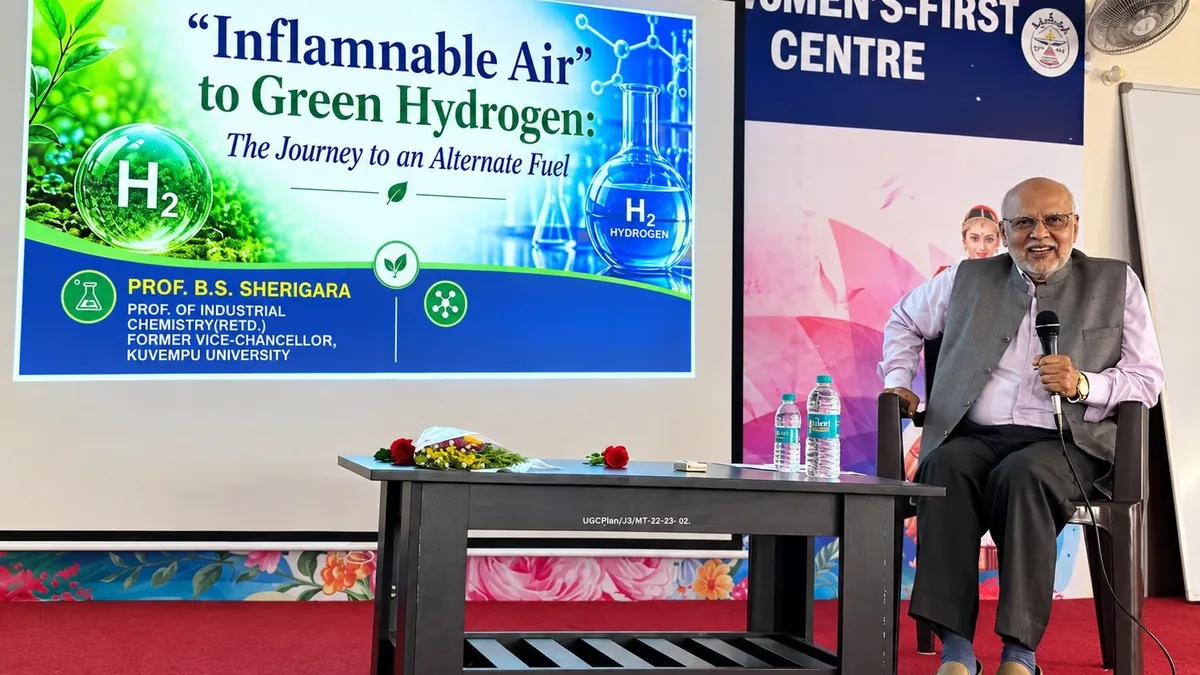 Green Hydrogen Offers Path to Reduce India's Oil Dependence, Says Prof. Sherigar in Udupi