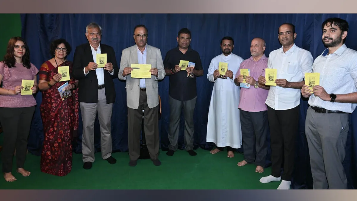 Mangaluru: H.R. Alva’s 25‑article anthology launched at Daijiworld office