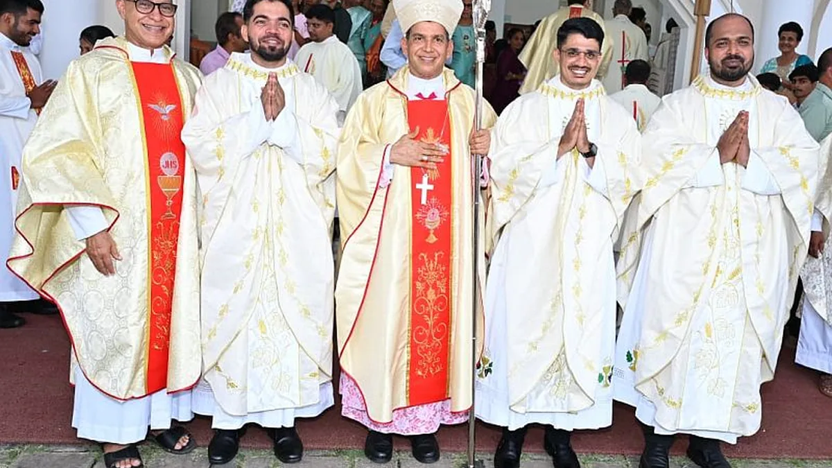 Three Deacons Elevated to Priesthood in Udupi Diocese